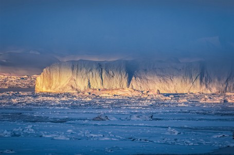 Illuminated Iceberg