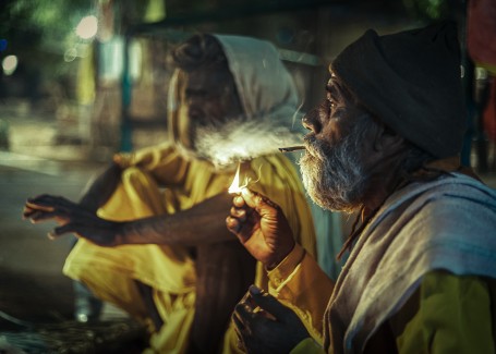 The smoke of Mahashivratri.