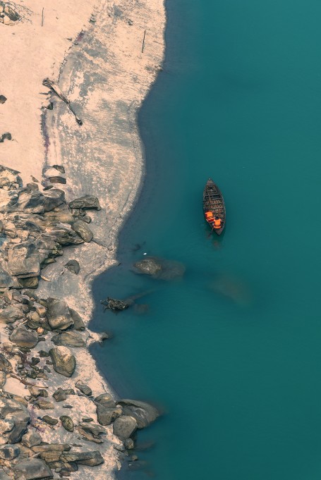 The Boat at Teesta River