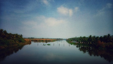 SCENIC BEAUTY OF COASTAL VILLAGE