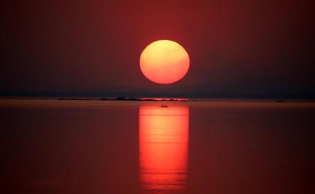 Tungabhardra and serene sunset