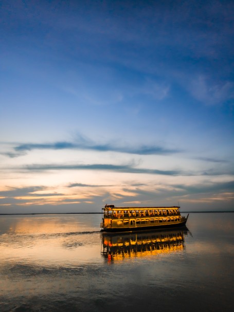 A Golden Boat in the Golden Hour