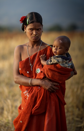 Portrait Mother and child