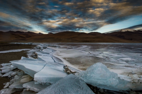 Himalayan sunset in Ladakh