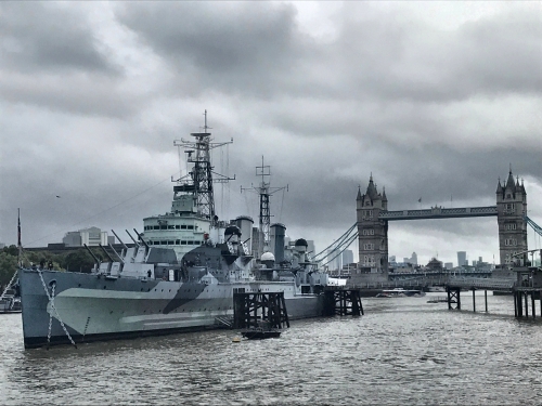 HMS Belfast and Tower Bridge