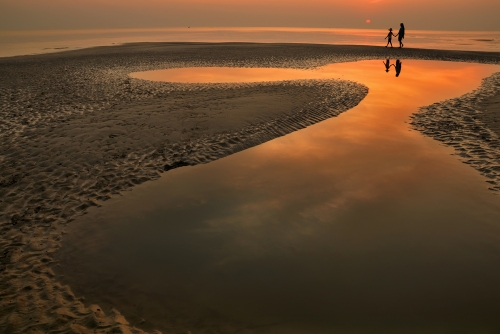 SUNSET AT GANGASAGAR