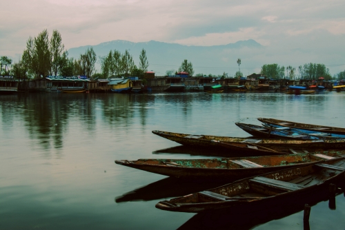 Evening at Dal Lake